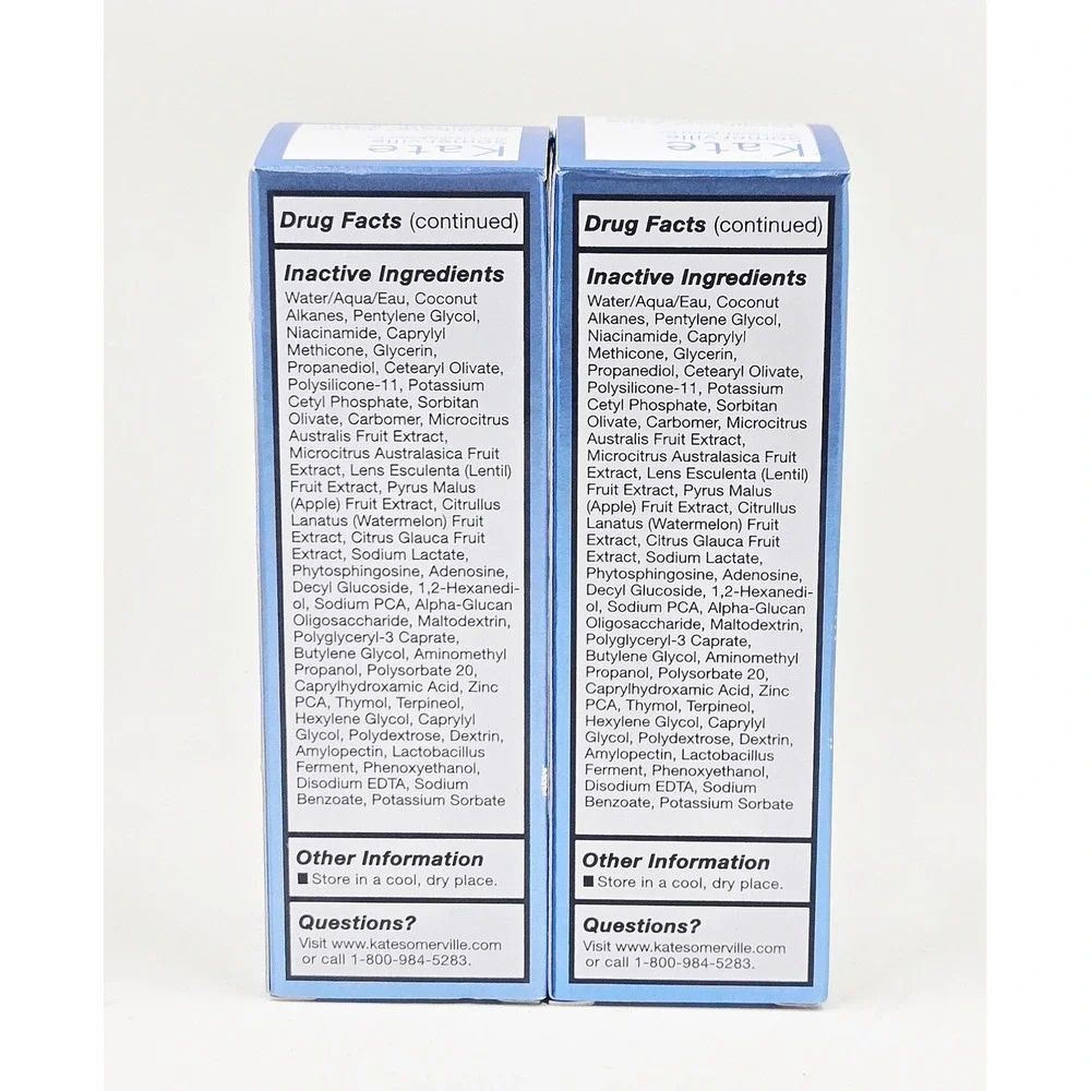 Kate Somerville EradiKate Acne Mark Fading Gel 2pk 1oz New Salicylic Acid